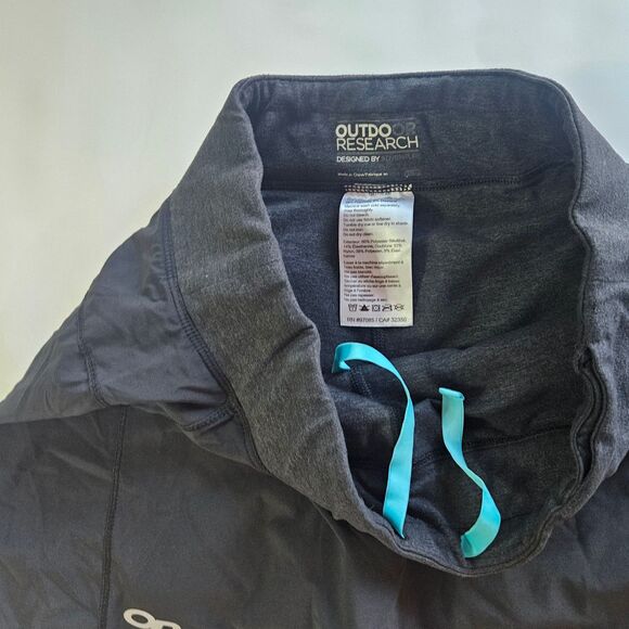 Outdoor Research Nylon Skort XS Black Jersey Lining Drawstring Zip Pocket - Picture 5 of 7